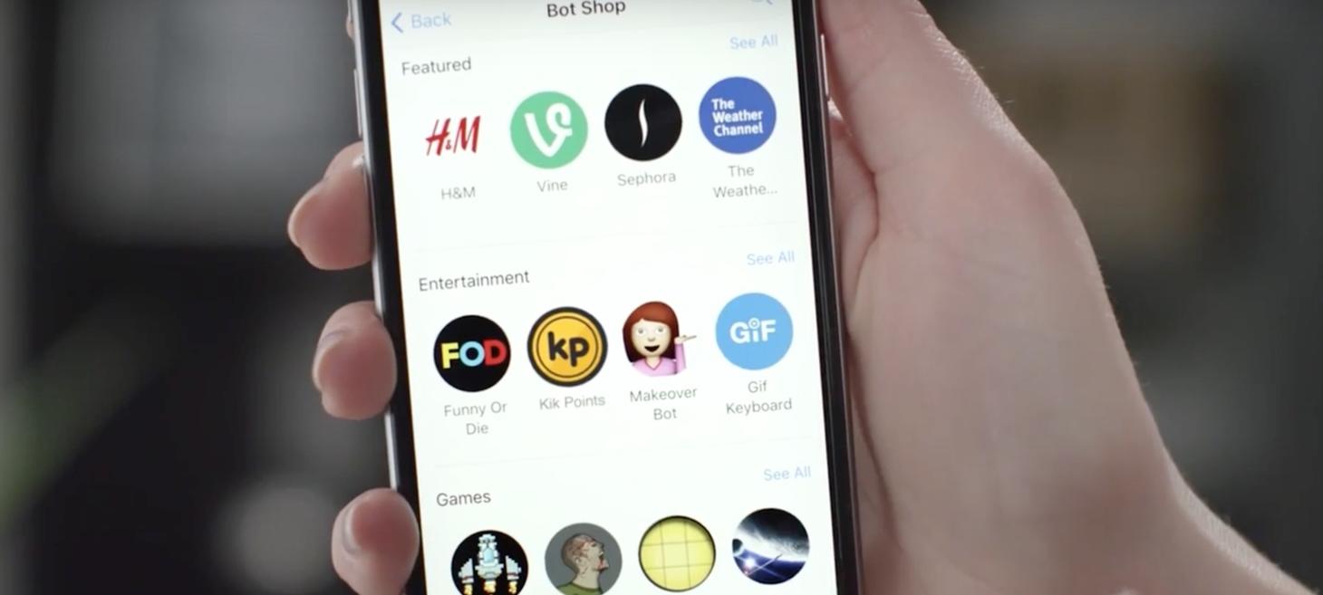 Kik beats Facebook to launching a bot store