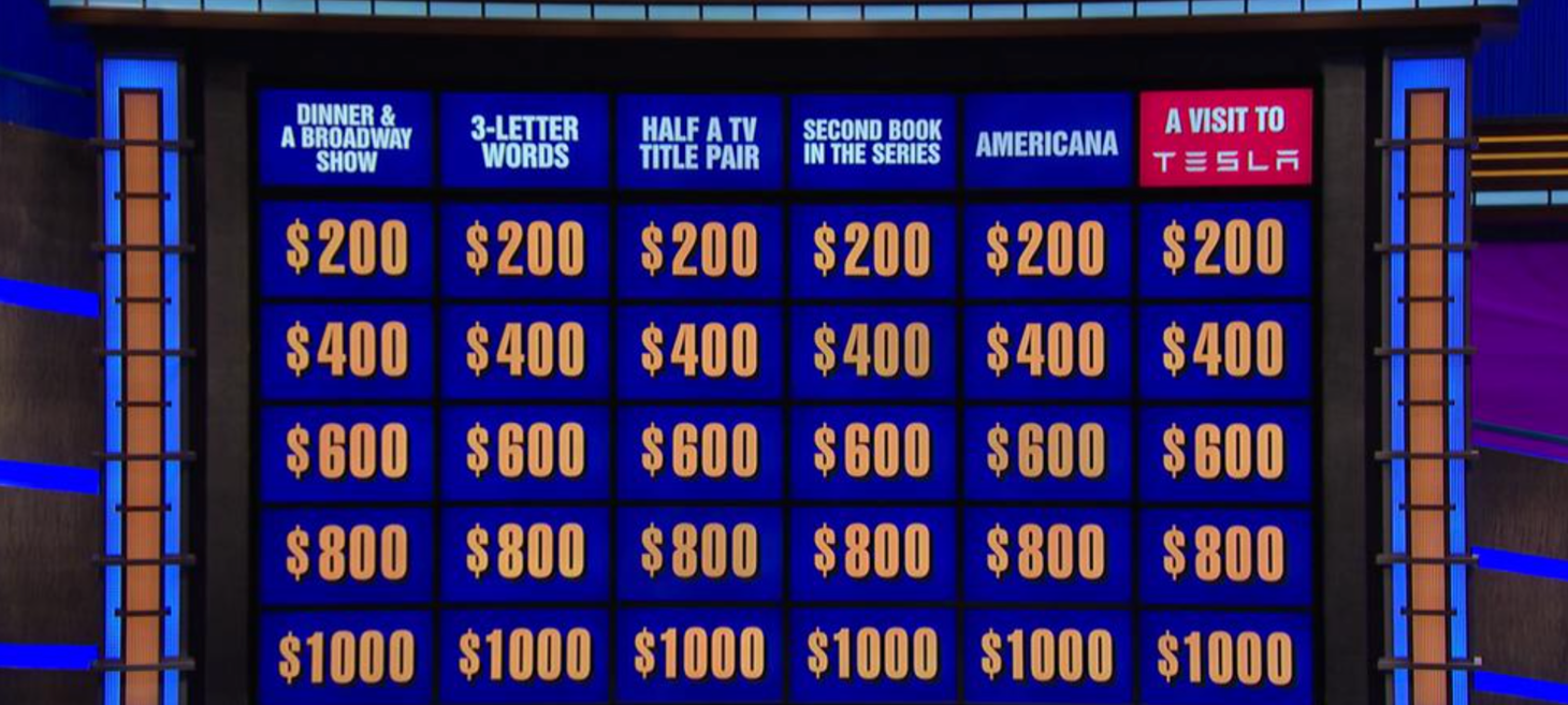 Tesla on Jeopardy