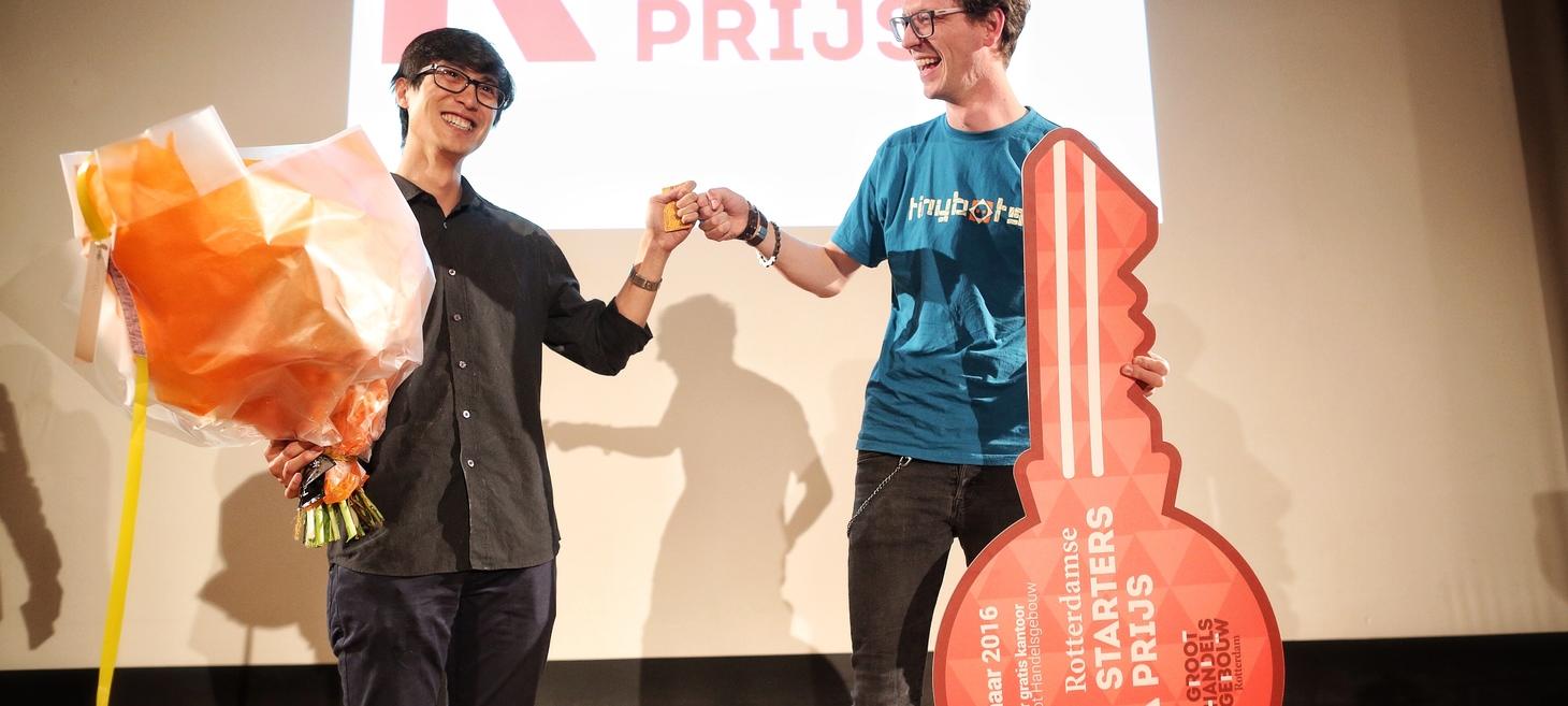 Amsterdammers winnen prestigieuze Rotterdamse startup-award