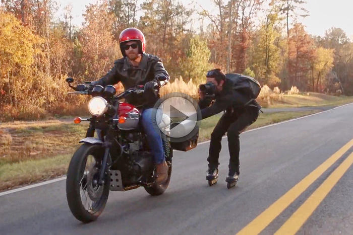Do Not Have A Chase Car Or Automotive Rig? Use Rollerblades!