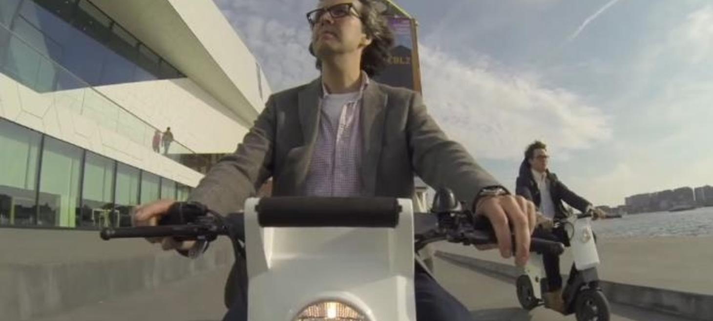 GiGi is the world's first foldable e-scooter