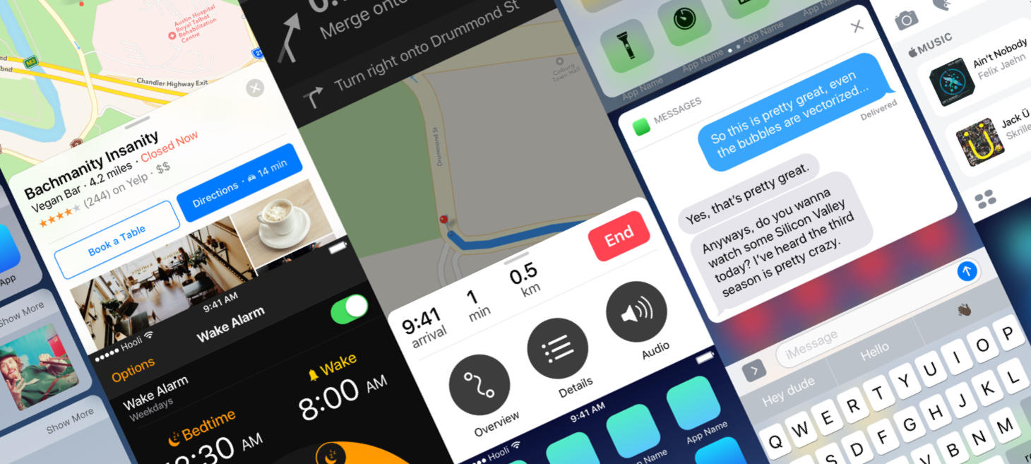 iOS 10 UI Kit