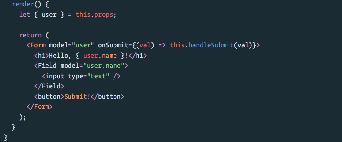 React Redux Form