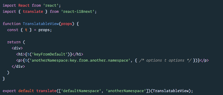 react-i18next