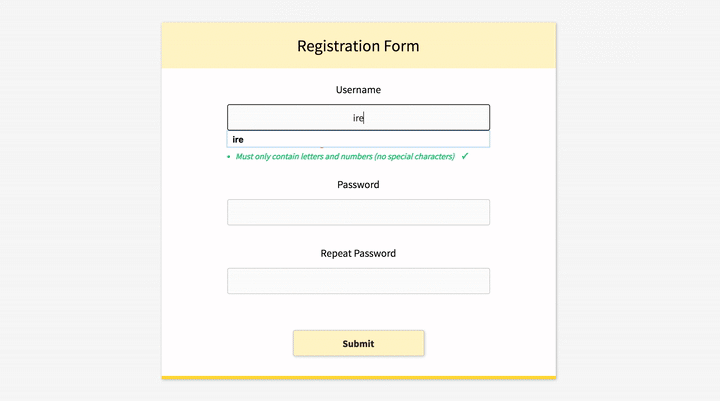 Form Validation Techniques