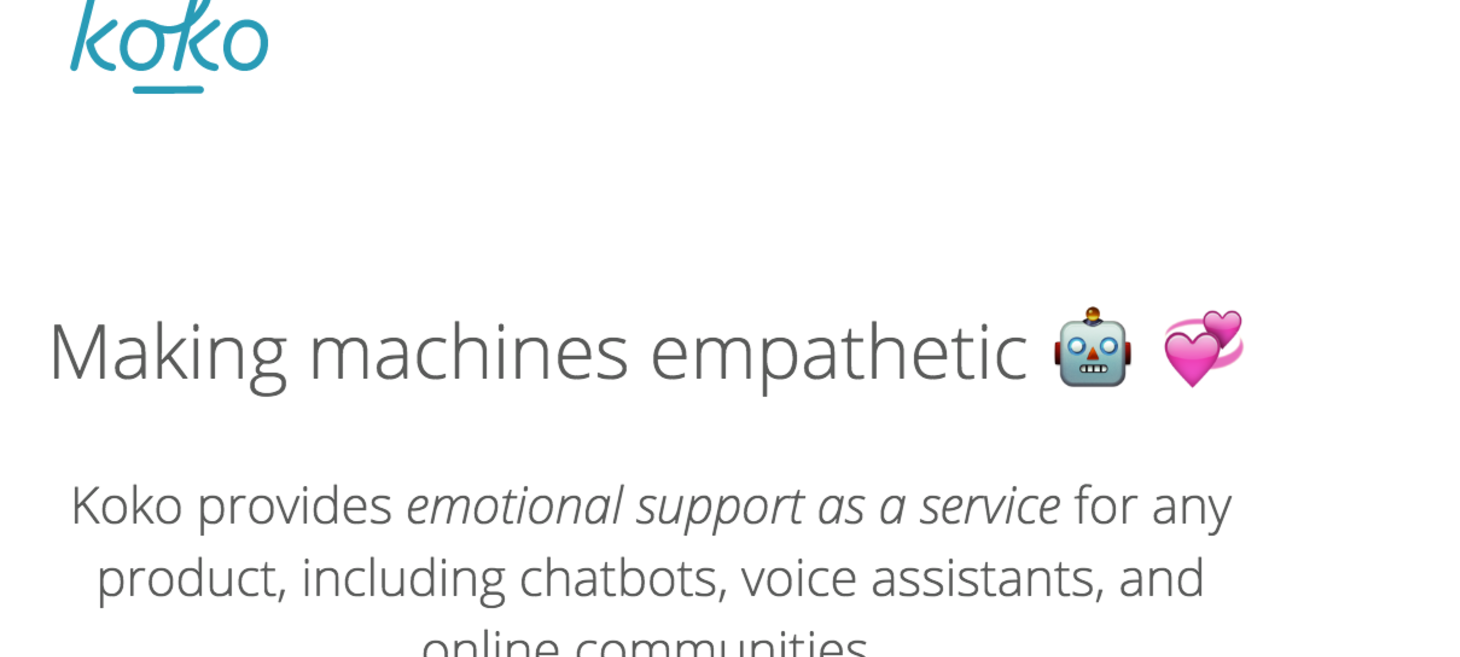 Koko Raises 2.5MM and is Teaching Chatbots Real Empathy