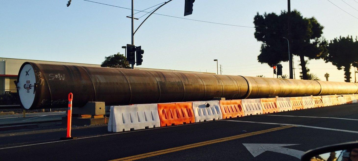 SpaceX begins Hyperloop test track construction