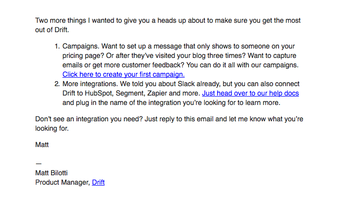 Here Are All Of The Emails We Send At Drift