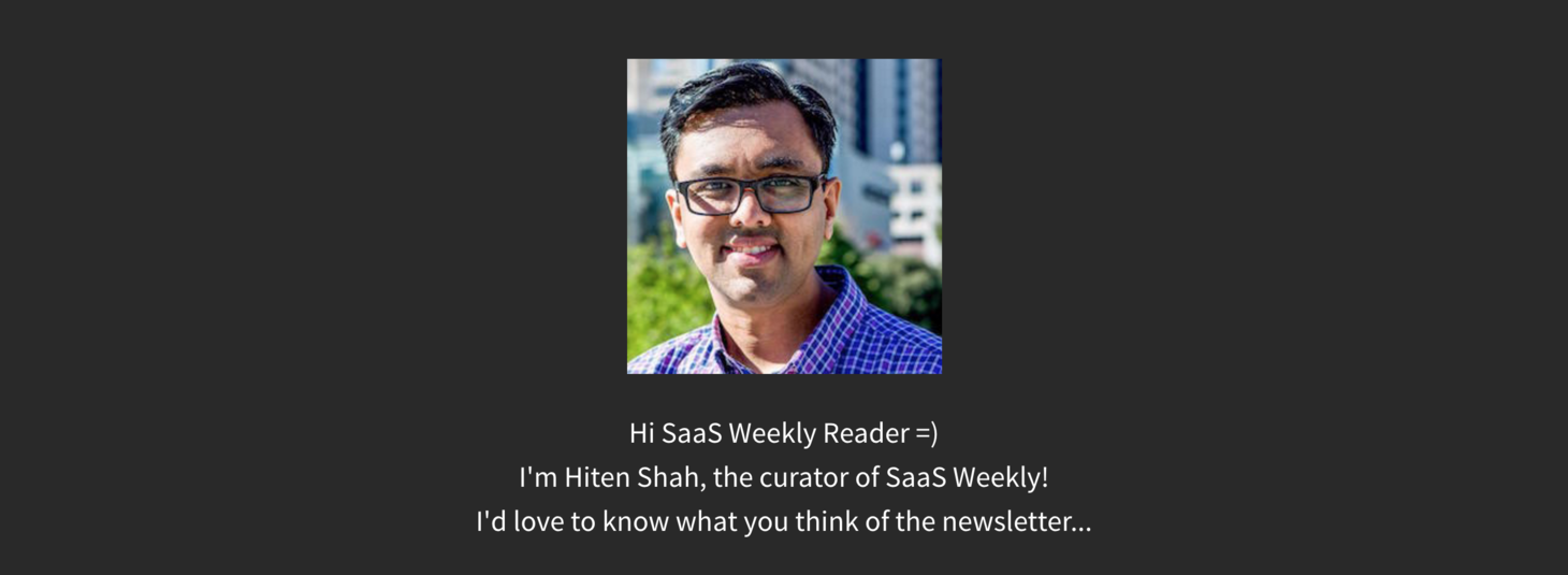 🚀 SaaS Weekly Reader Survey