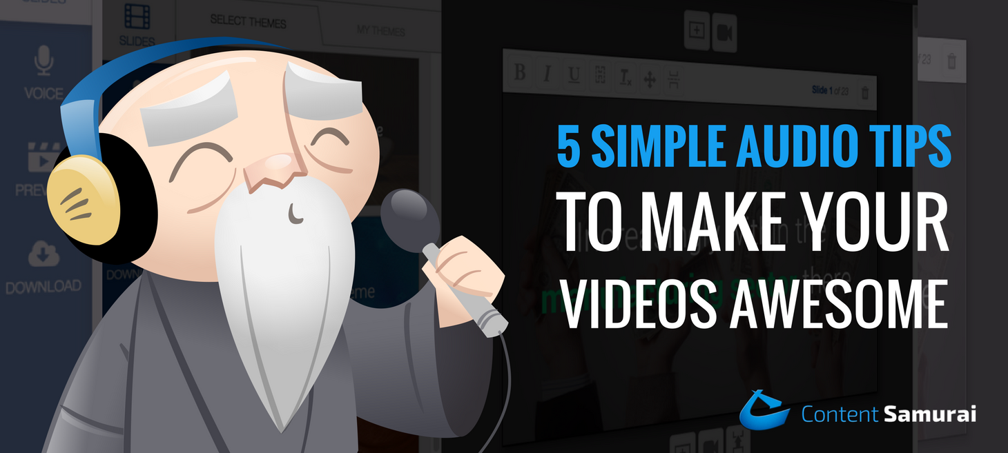 5 Insanely Simple Audio Tips Guaranteed To Make Your Videos AWESOME