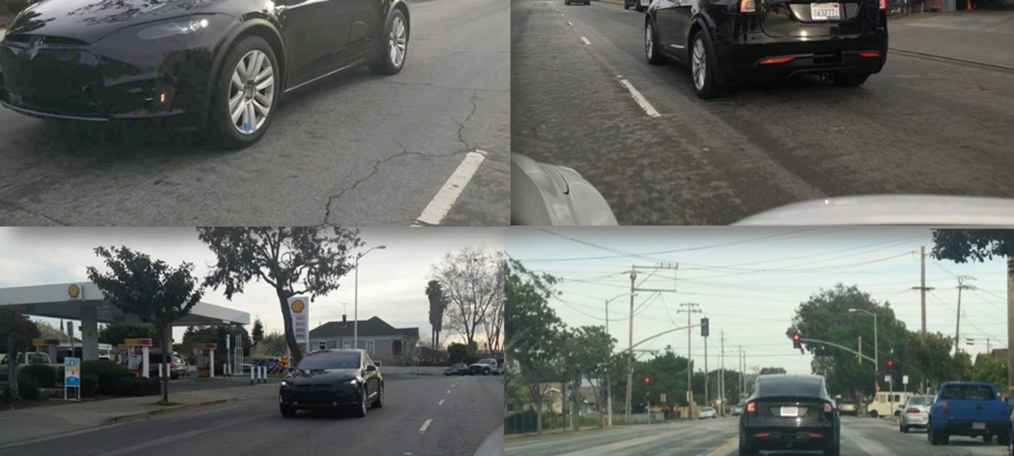 Model X Beta prototype spy photos