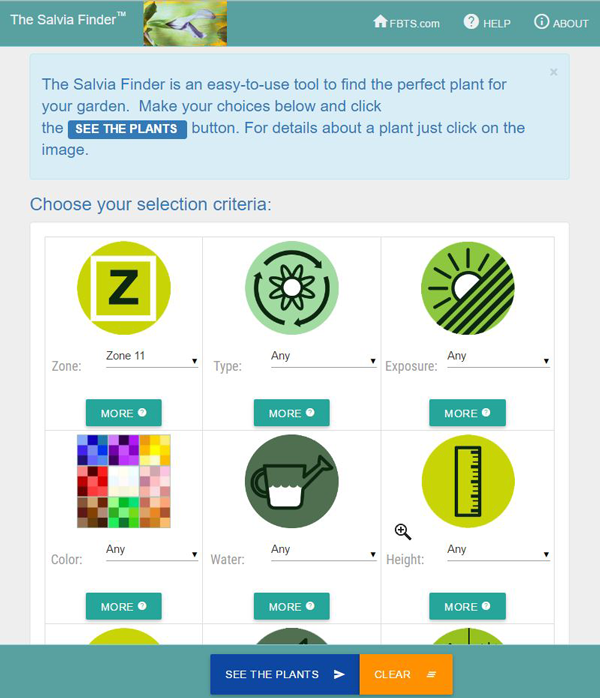 Identifying Sages You Want with The Salvia Finder