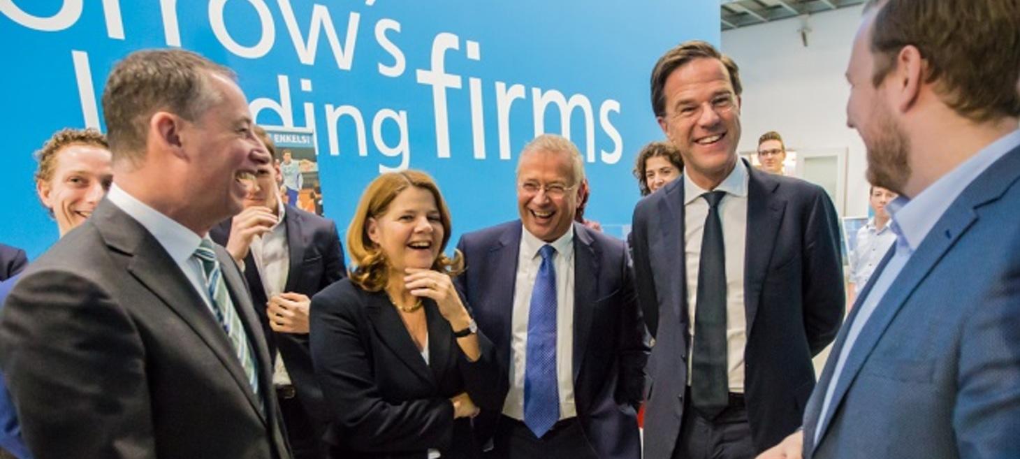 PM parties it up with YES!Delft startups