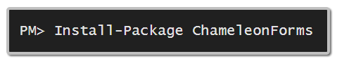 NuGet Package of the Week: A different take on ASP.NET MVC Forms with ChameleonForms