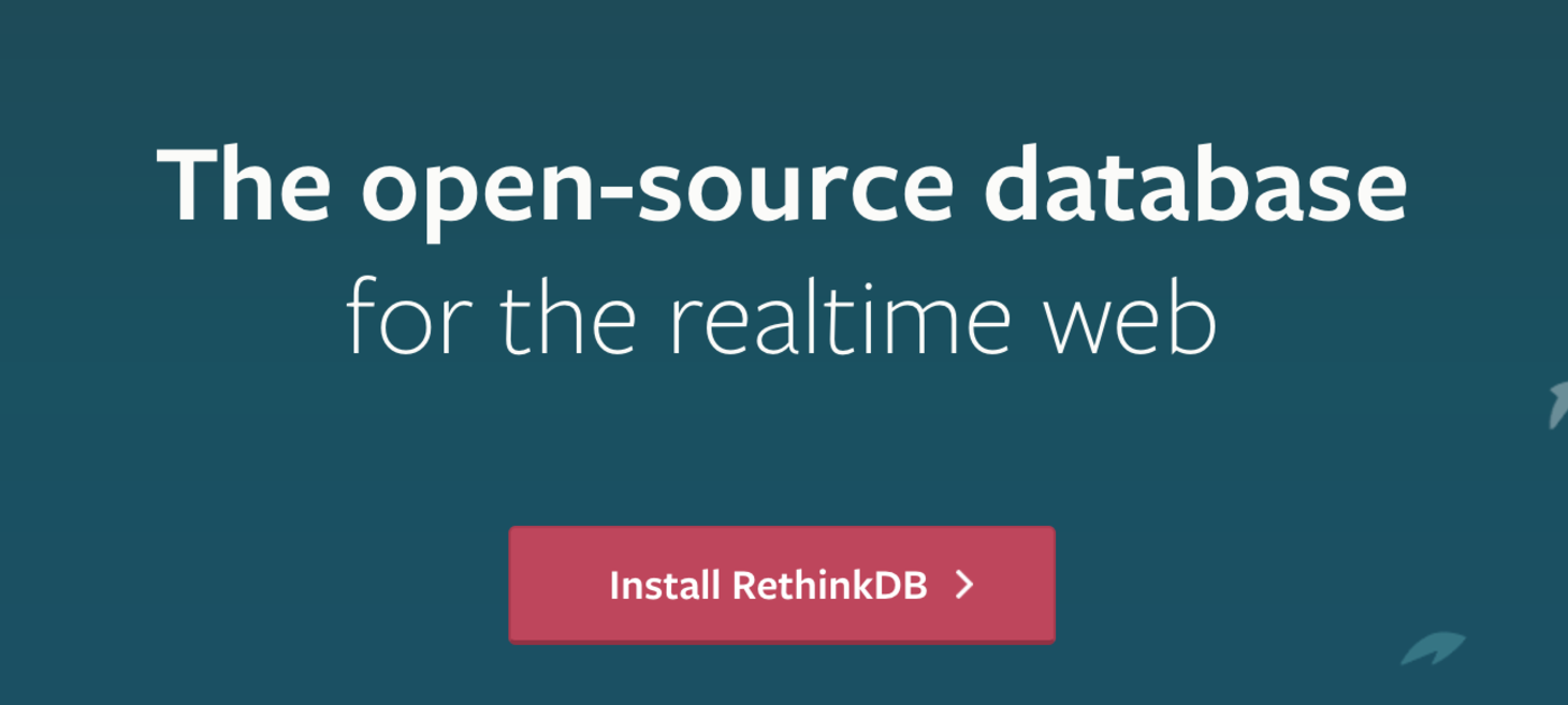 RethinkDB: why we failed