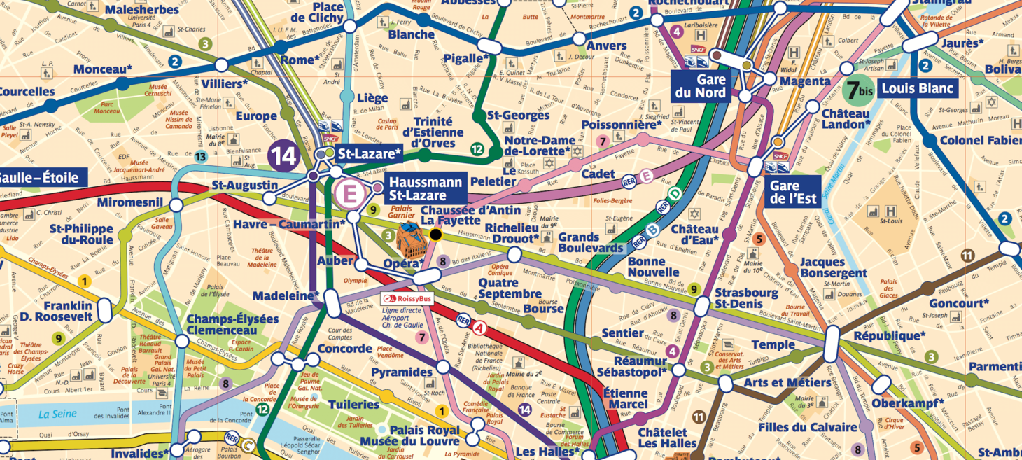 Redesigning The Paris Metro Map ๐