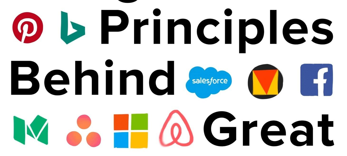 Design Principles Behind Great Products