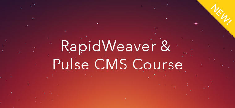 Learn how to edit sites online with the RapidWeaver CMS Course