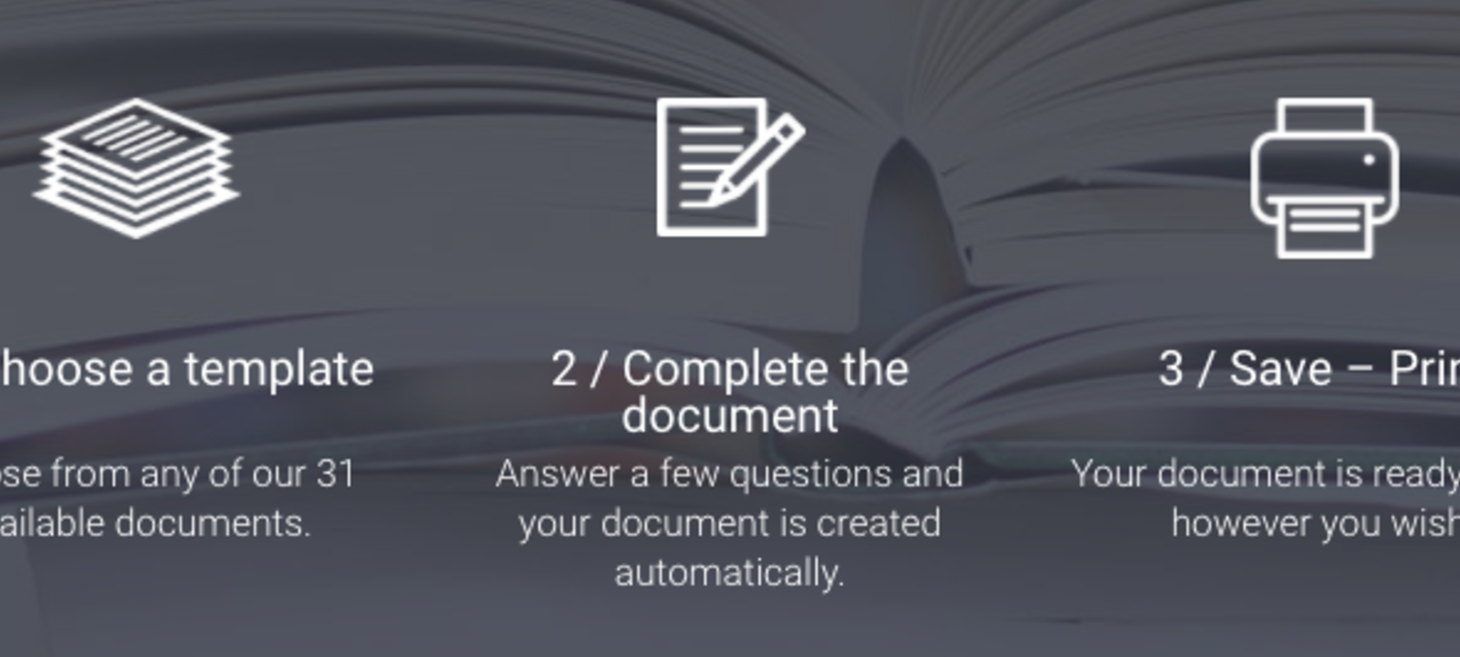Wonder.Legal — Create perfectly legal documents for as low as $1.99