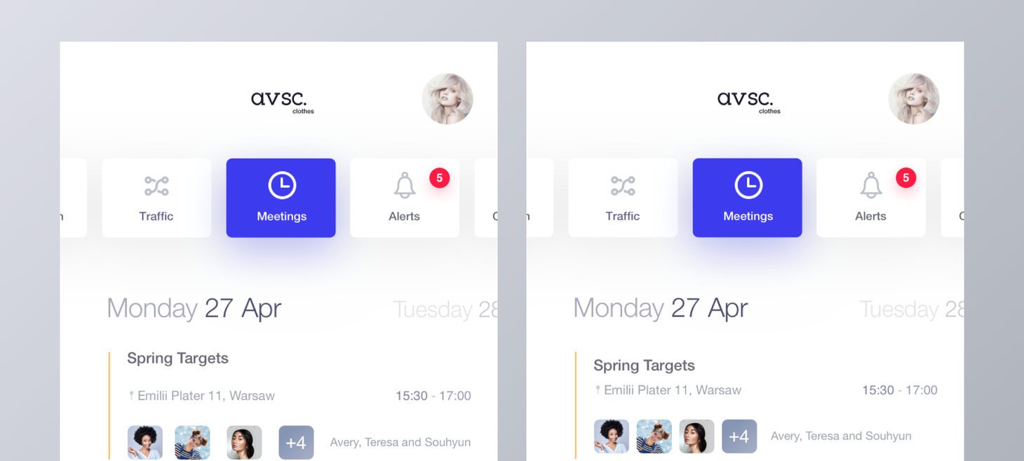 How to use space in UI Design