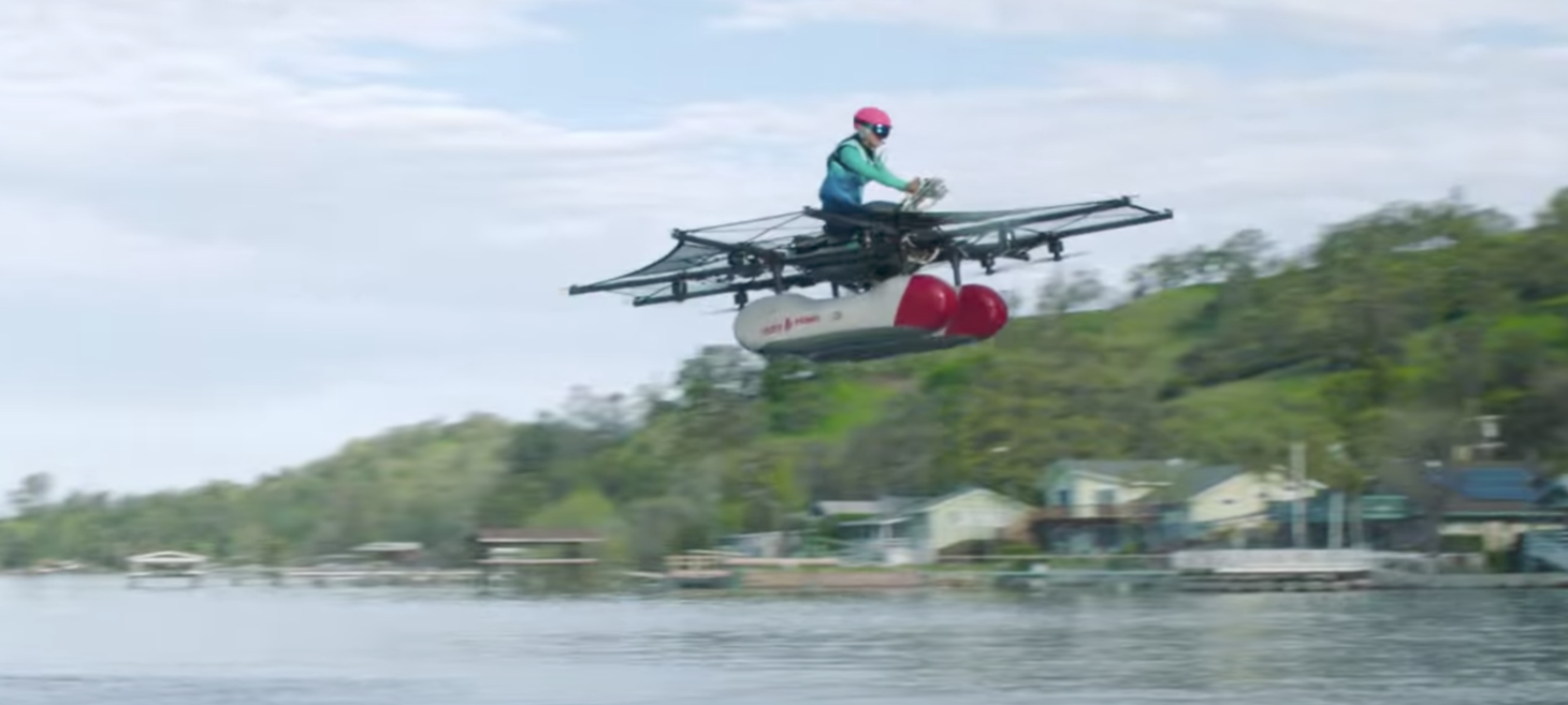 Watch this Larry Page-backed flying car take to the sky above a lake | TechCrunch