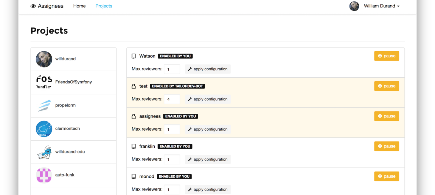 Automatically request code reviews on GitHub - Assignees