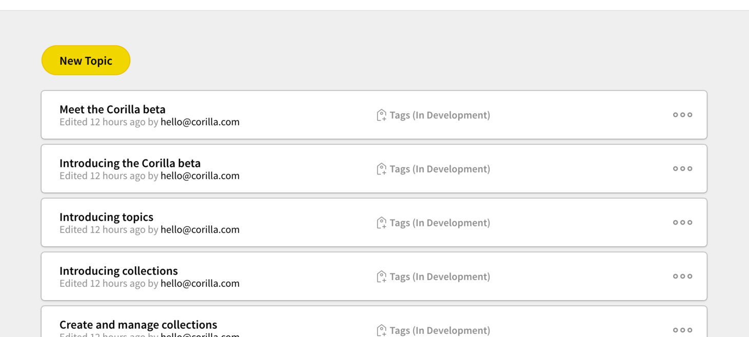 Corilla — Collaborative documentation for software teams.