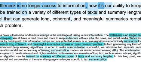 Your TL;DR by AI: A Deep Reinforced Model for Abstractive Summarization