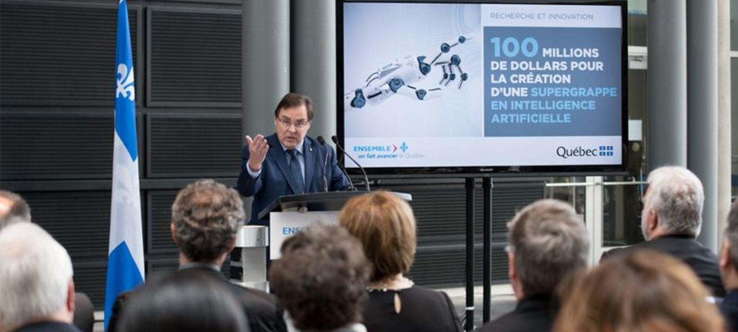 $100M For A New Quebec Research Cluster in AI