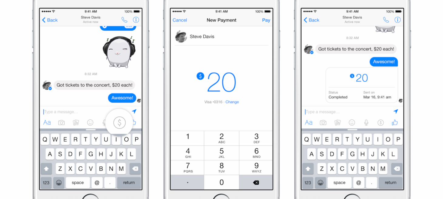 Facebook Introduces Free Friend-To-Friend Payments Through Messages