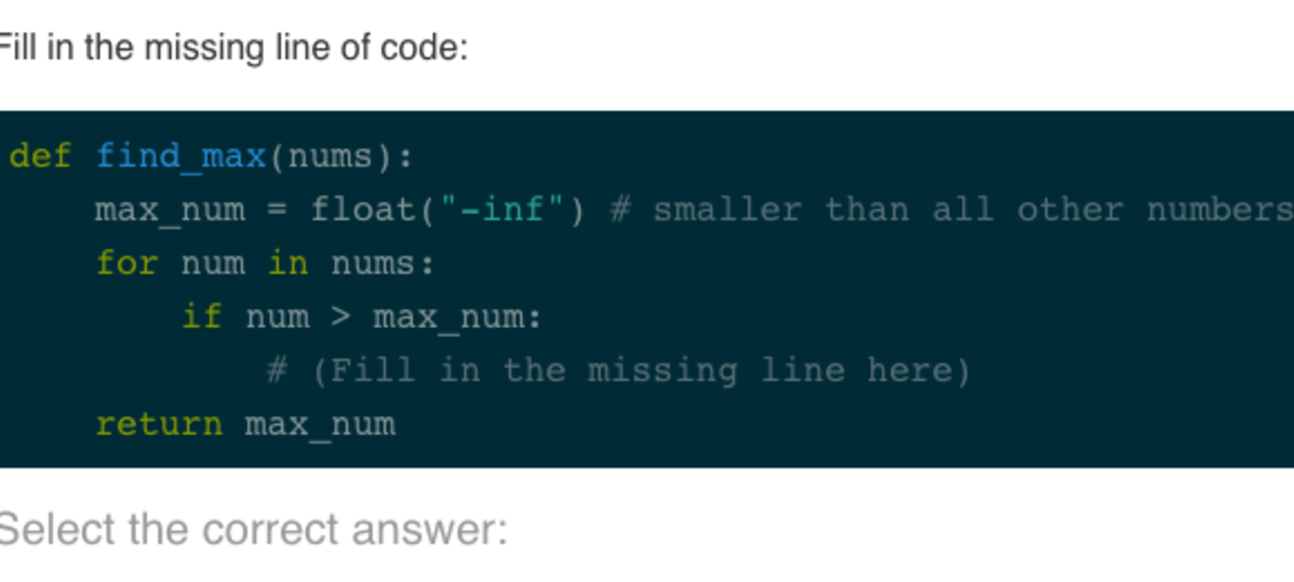 Triplebyte programming quiz β Test your programming skills