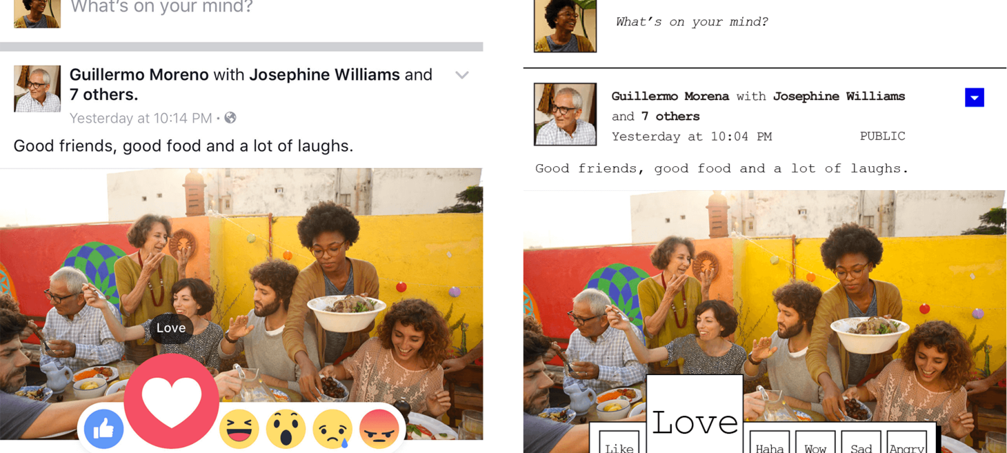 What Facebook, Google, And Tinder Would Look Like With A Brutalist Makeover ๐ช