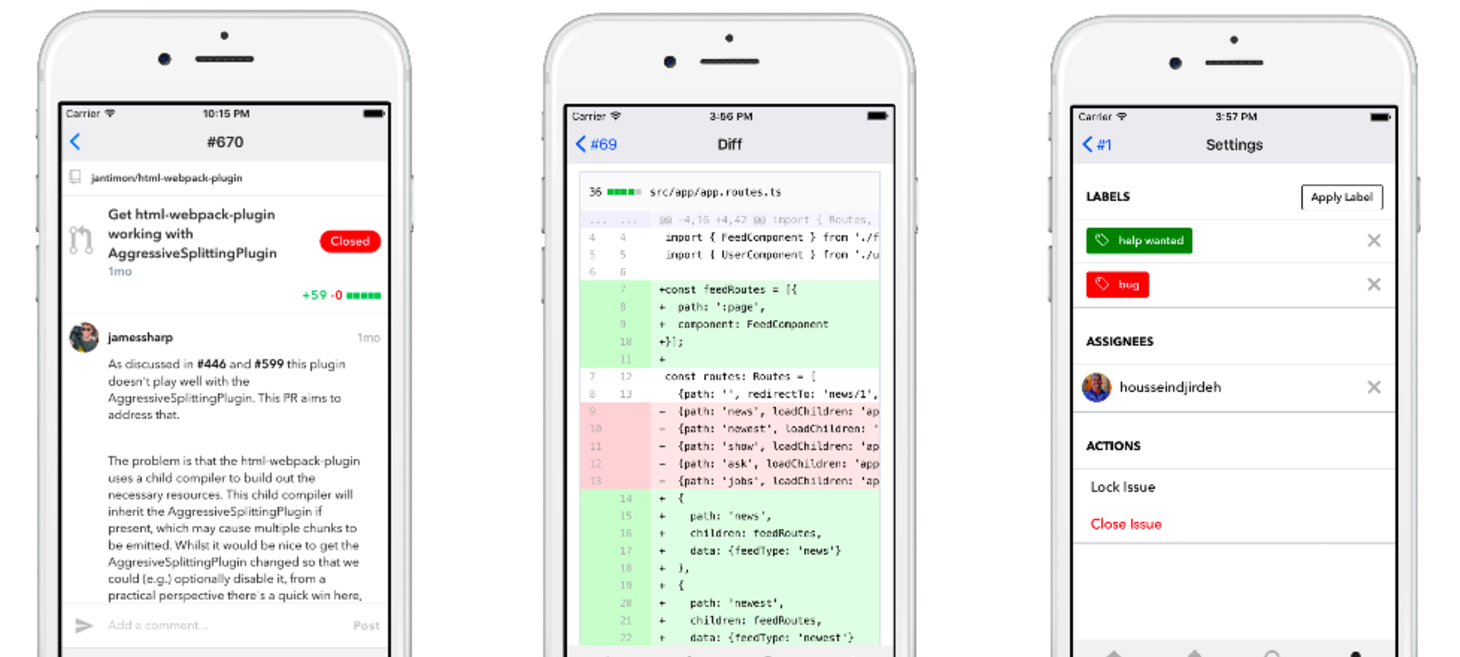 GitPoint — GitHub in your pocket