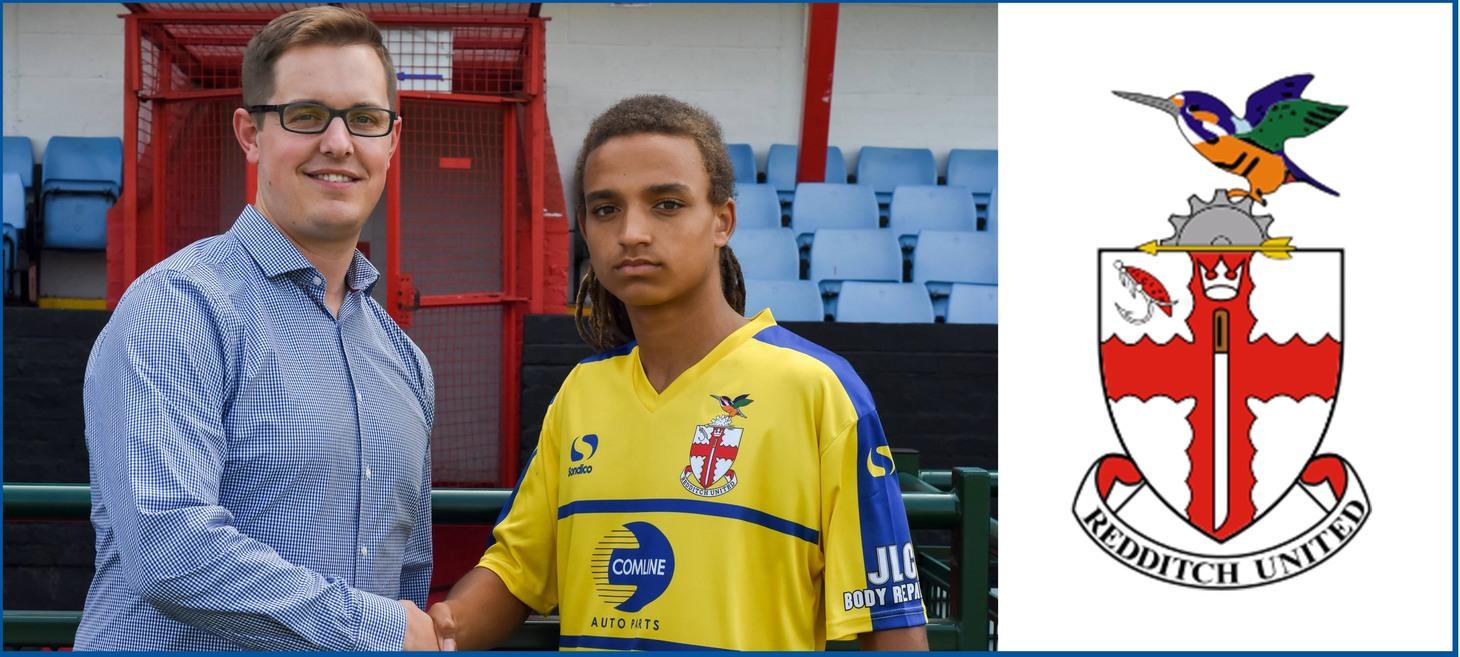 Redditch United Football Club sport Comline away shirt
