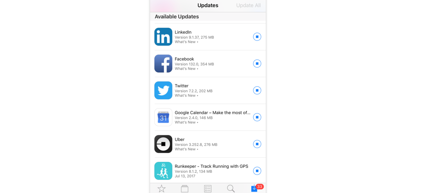 App sizes are out of control