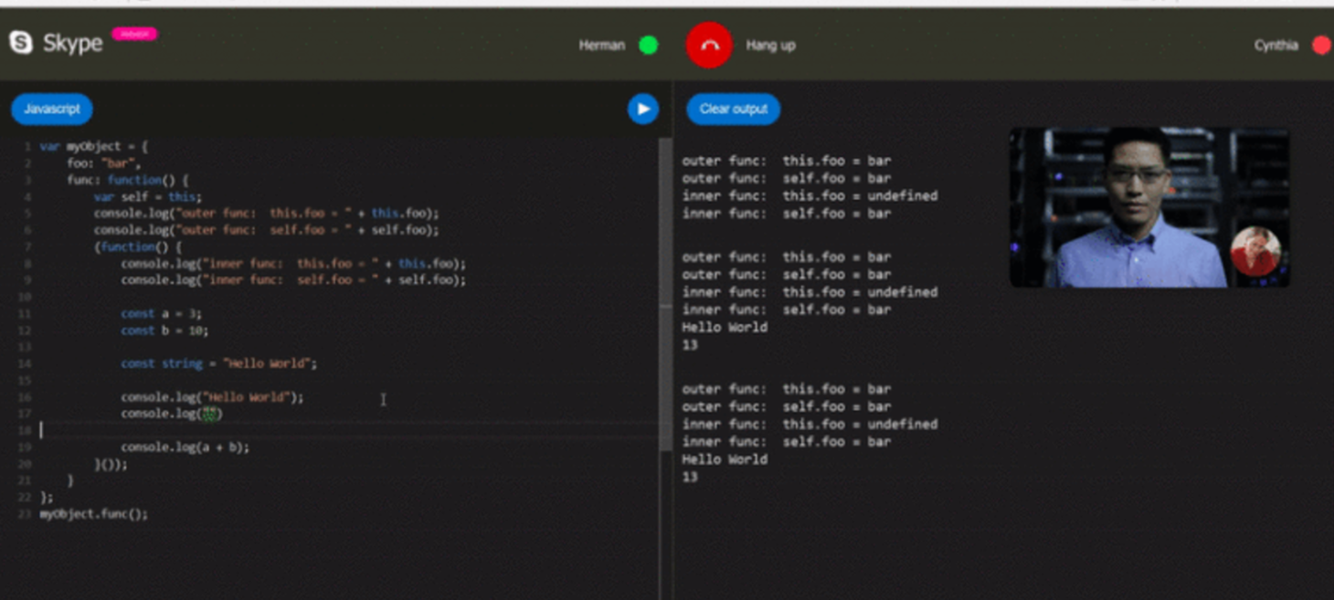 Skype launches integrated code editor for remote technical job interviews