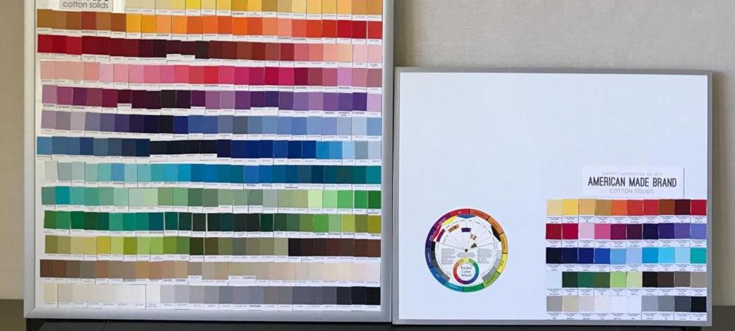 Organize Fabric Swatches with Magnets
