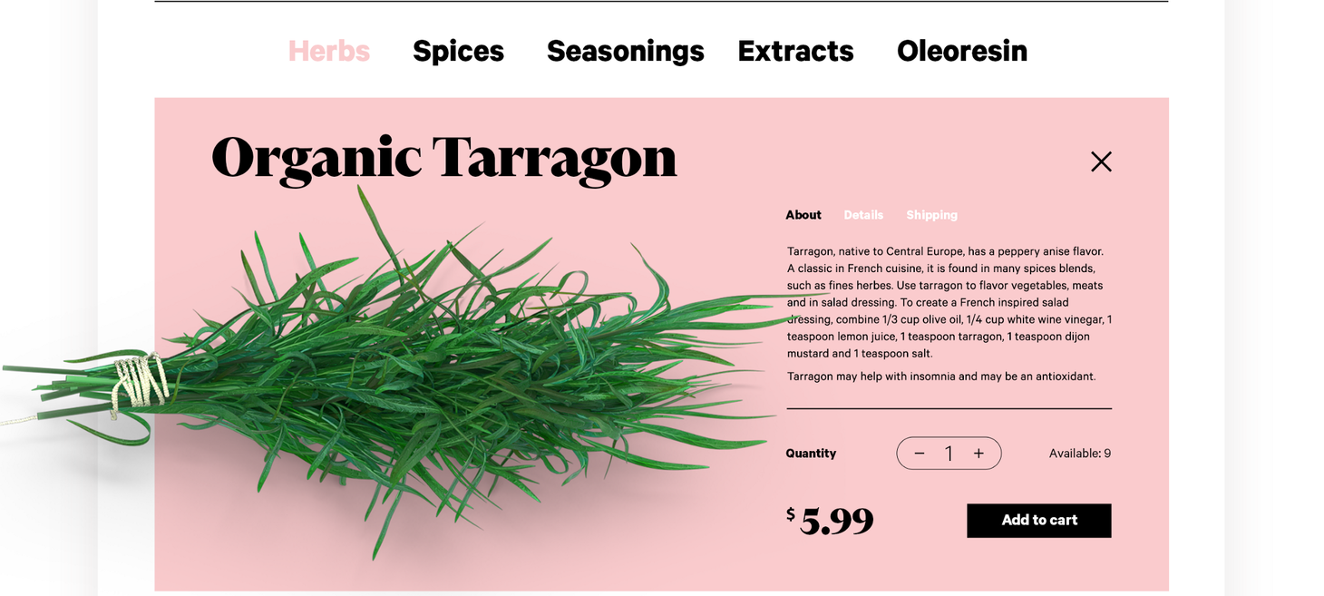 Beautiful eCommerce design