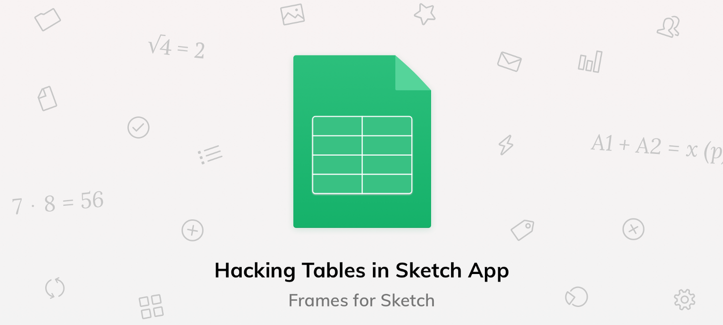 Hacking Tables in Sketch App