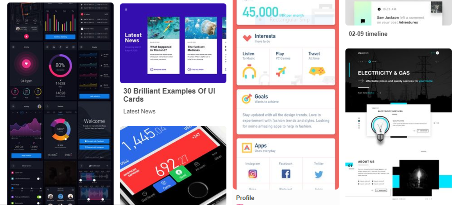 Best practices for designing cards
