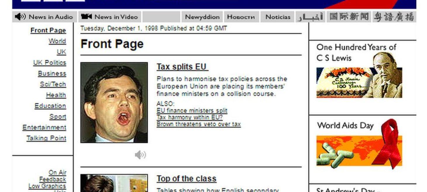 How the BBC News Website has Changed over the Past 20 Years 🇬🇧