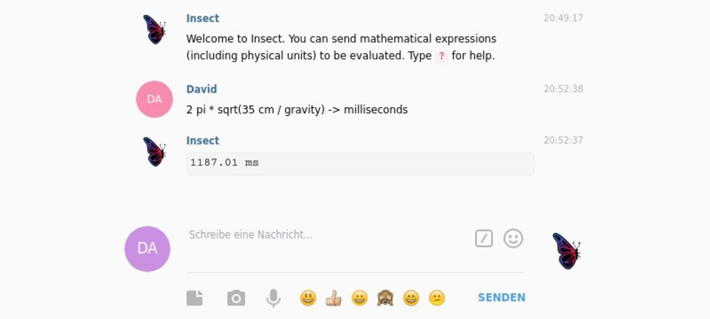 Insect on Telegram