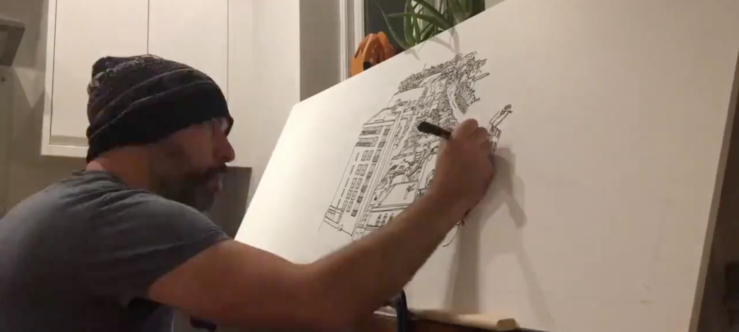Time lapse illustration