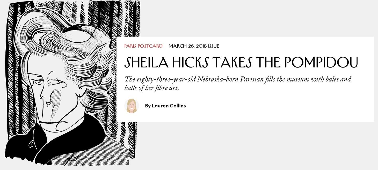 Sheila Hicks Takes the Pompidou