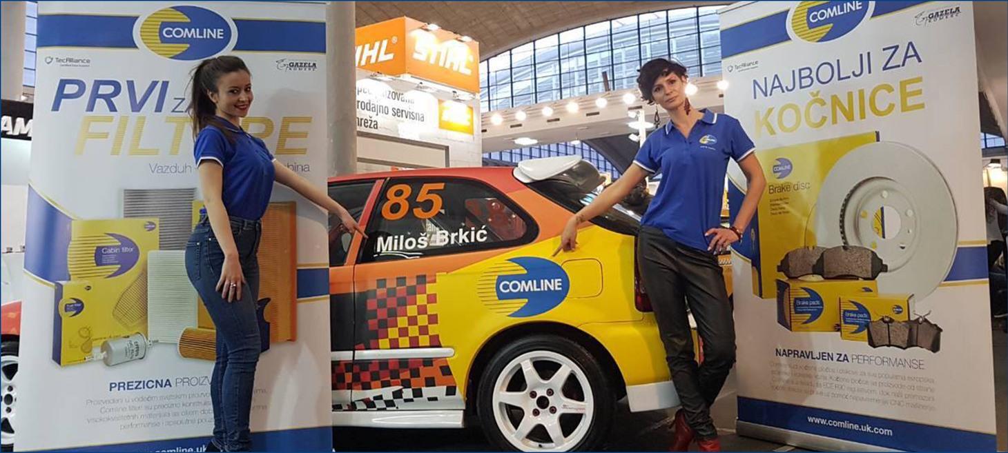 Comline stars at Belgrade Car Show