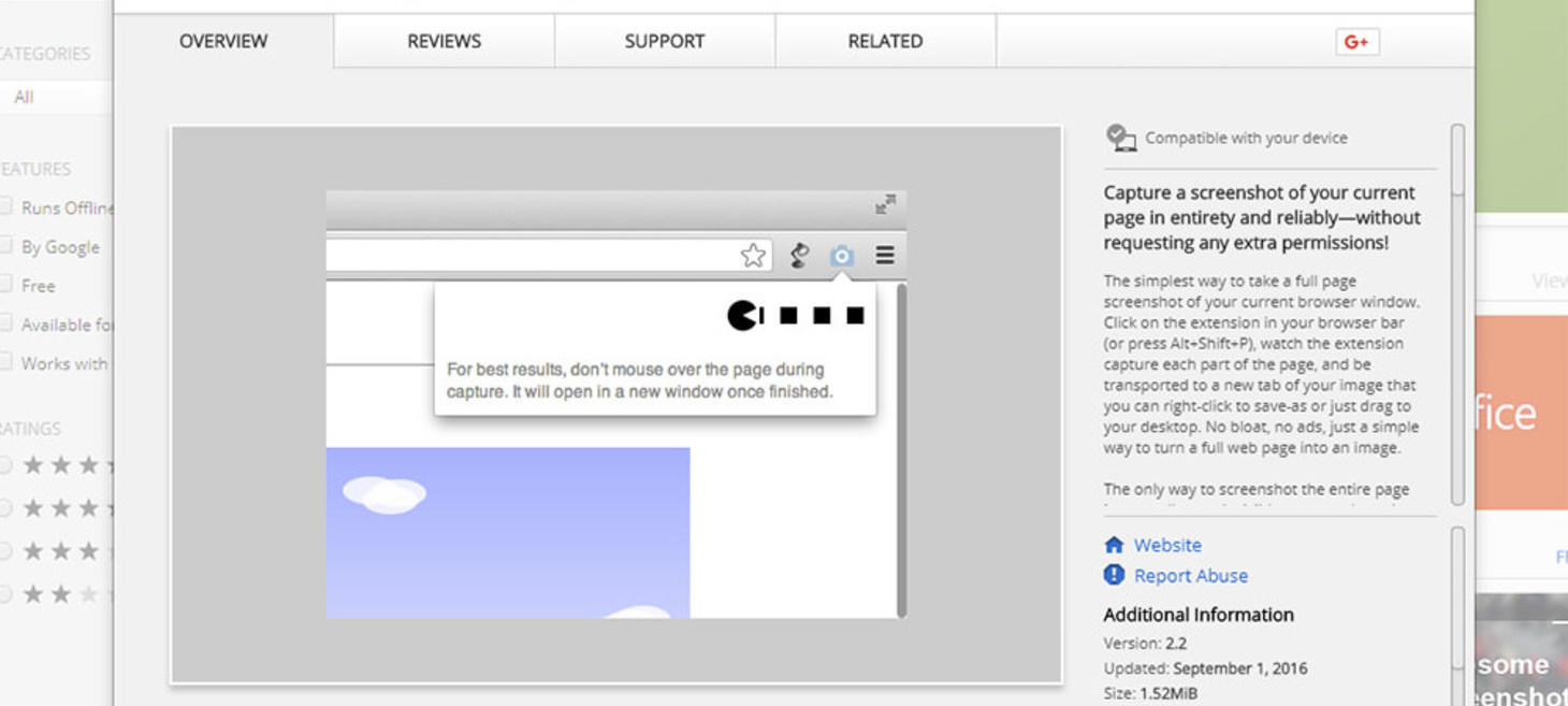 Grab Complete Website Screenshots with This Chrome Extension