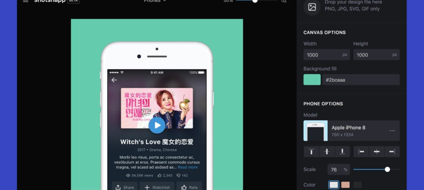 shotsnapp - To create beautiful device mockup presentation