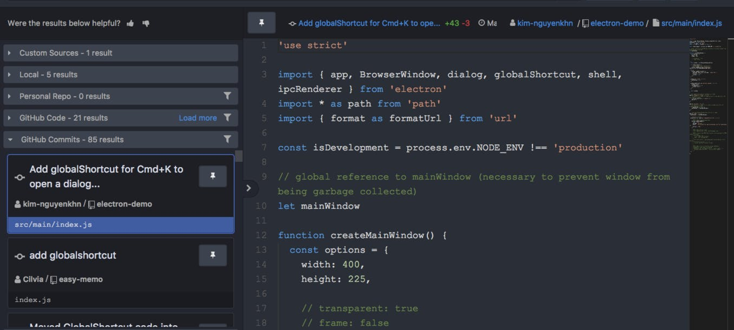 Code search that keeps you coding - CodePilot.ai