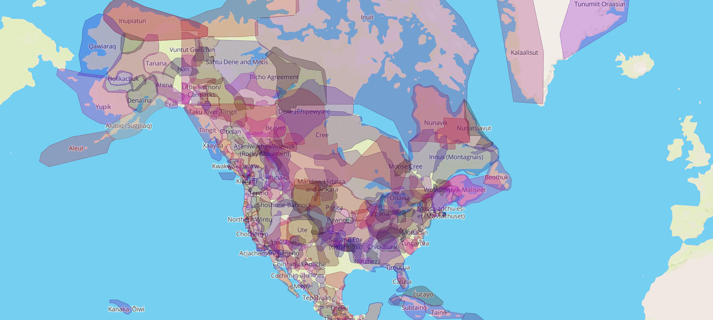 Indigenous Geographies Overlap in This Colorful Online Map