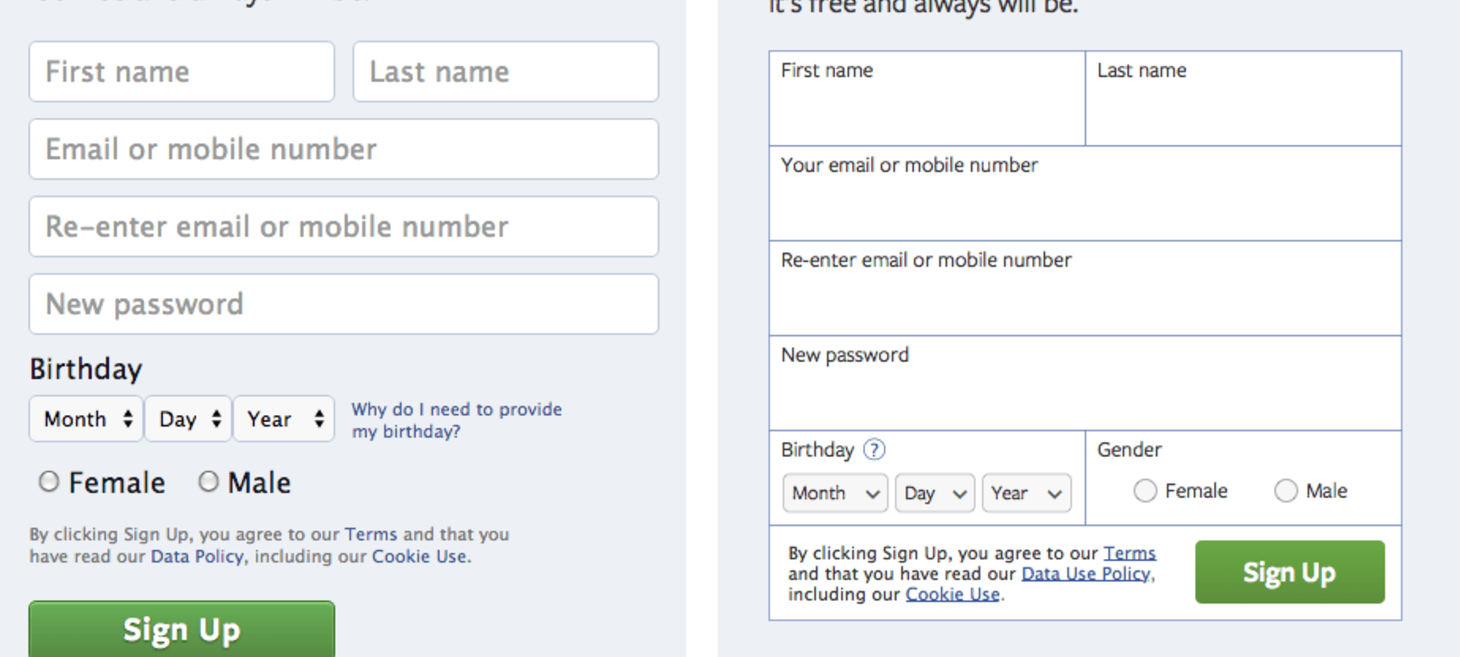Why Infield Top Aligned Form Labels are Quickest to Scan